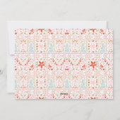 Festive kerstfeestdag fotokaart feestdagenkaart (Achterkant)