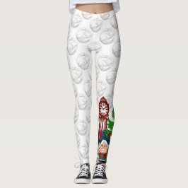 Festive Kerstfeestdag, nutkraak Leggings