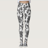 Festive Kerstfeestdag, nutkraak Leggings (Voorkant)