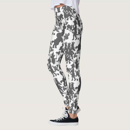 Festive Kerstfeestdag, nutkraak Leggings (Links)