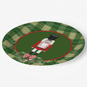 Festive Kerstfeestdag, nutkraak Papieren Bordje (Gekanteld)