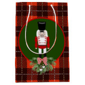 Festive kerstfeesttas, nootkraker medium cadeauzakje (Voorkant)