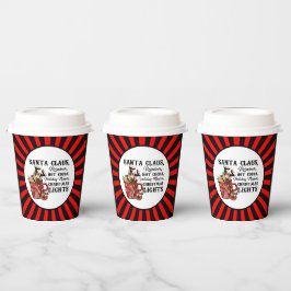 Festive kerstfilms feestdag papieren bekers