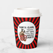 Festive kerstfilms feestdag papieren bekers (Achterkant)