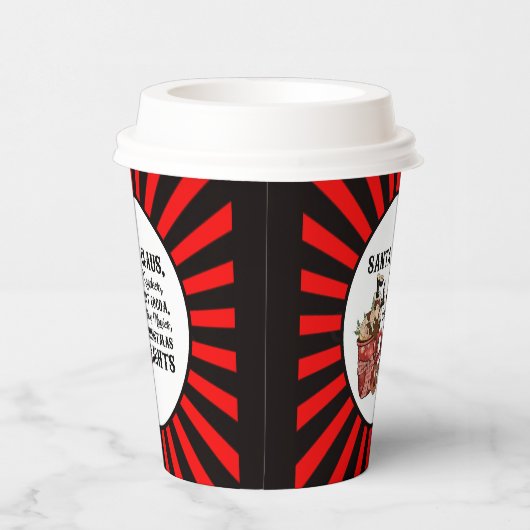 Festive kerstfilms feestdag papieren bekers (Rechts)