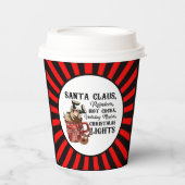 Festive kerstfilms feestdag papieren bekers (Voorkant)