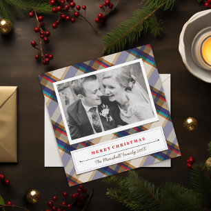 Festive-kerstfoto-kaart Feestdagenkaart