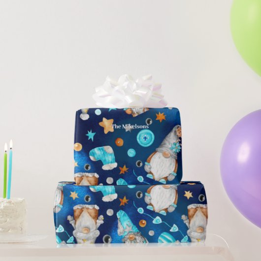 Festive kerstgrint-omslagpapier cadeaupapier (Feestgeschenken)