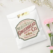 Festive kerstkeukenbroodbakkerij bedankzakje (Gezegeld)