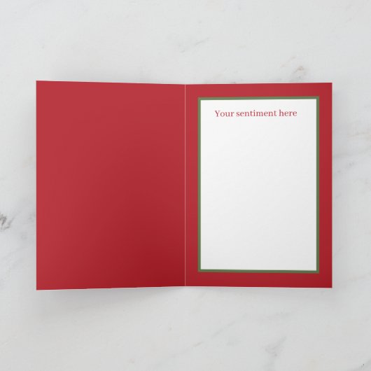 Festive-kerstkeukenkoekjesrecept Feestdagen Kaart (Binnen)