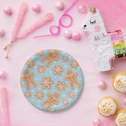 Festive-kerstkeukenontwerp Papieren Bordje (Feest)