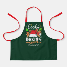 Festive kerstkoekjes bakbemanning kinder unisex schort