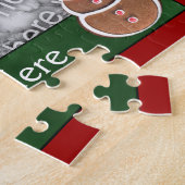 Festive Kerstkoekjes Holiday Je foto Legpuzzel (Zijkant)