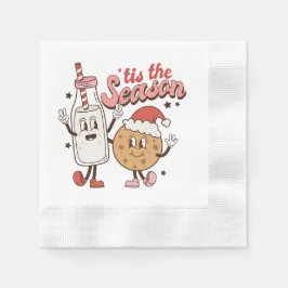 Festive kerstkoekjes servet