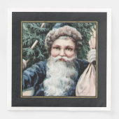 Festive  kerstman servet (Voorkant)