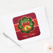 Festive Kerstmis Bells Sticker (Envelop)