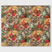 Festive Kerstmis Cadeaupapier (Vlak)