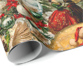 Festive Kerstmis Cadeaupapier (Rol Hoek)