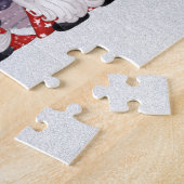 Festive Kerstmis gnome Holiday Jigzaag puzzel (Zijkant)