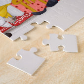 Festive Kerstmis gnome Holiday Jigzaag puzzel (Zijkant)