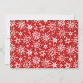 Festive Kerstmis Holly Berry Rustic 5 FOTO Feestdagenkaart (Achterkant)