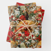 Festive  Kerstmis Inpakpapier Vel (In situ)