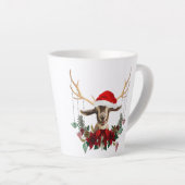 Festive Kerstmis Kind Goat Latte Mok (Rechterhoek)