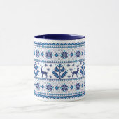 Festive Kerstmis Knit Kijk naar Mok (Midden)