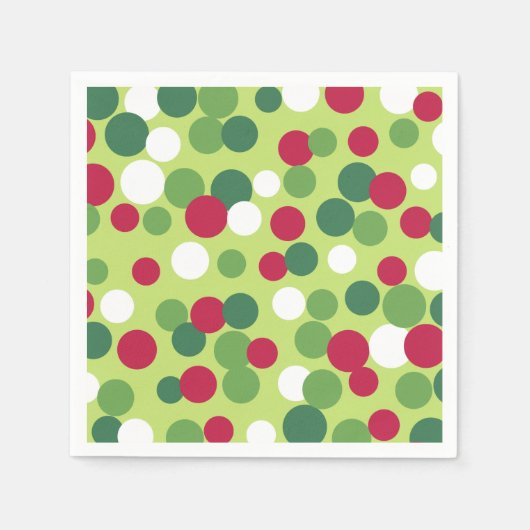 Festive Kerstmis Napkins Servetten (Voorkant)