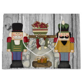 Festive Kerstmis nutcracker Holiday party bag Groot Cadeauzakje (Voorkant)
