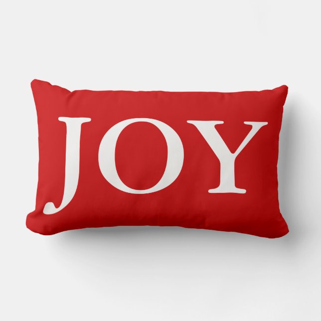 Festive Kerstmis - Rood-witte feestdag - Pillow Kussen (Voorkant)