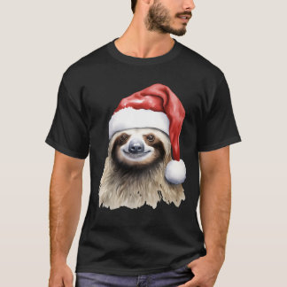 Festive Kerstmis-sleuf T-shirt