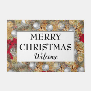Festive Kerstmis Wreate WELCOME Doormat Deurmat