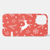 Festive Kerstnaadloos patroon Case-Mate iPhone Case (Achterkant (horizontaal))