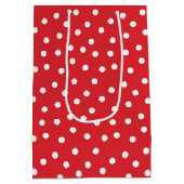 Festive-kerstolifant voegt berichtpartijtas toe medium cadeauzakje (Achterkant)