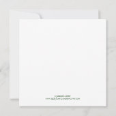 Festive kerstparty uitnodiging met prijsopgave (Achterkant)