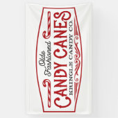 Festive kerstsnoe snoep bar spandoek (Verticaal)