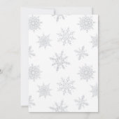 Festive kerstWaterverf cocktail Party Kaart (Achterkant)