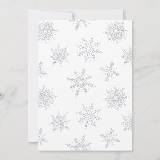 Festive kerstWaterverf cocktail Party Kaart (Achterkant)