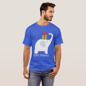 Festive kerstwitte olifant voegt tekst T-shirt toe (Voorkant volledig)