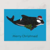 Festive Killer Whale Feestdagenkaart (Voorkant)