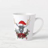 Festive-Kind voor kerstmis-gehakt Latte Mok (Rechts)