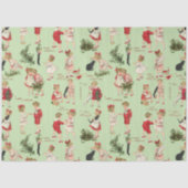 Festive  Kinderen en kerstcadeautjes Tissuepapier (Voorkant)