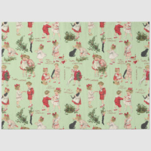 Festive  Kinderen en kerstcadeautjes Tissuepapier