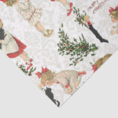 Festive  Kinderen en kerstcadeautjes Tissuepapier (Detail)