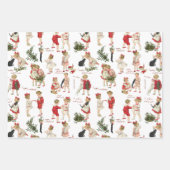 Festive  Kinderen & kerstfeestjes Inpakpapier Vel (Voorkant)