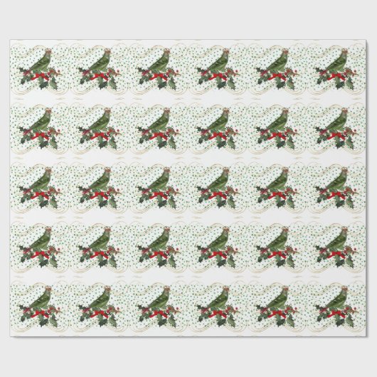 Festive King Bird Cadeaupapier (Vlak)