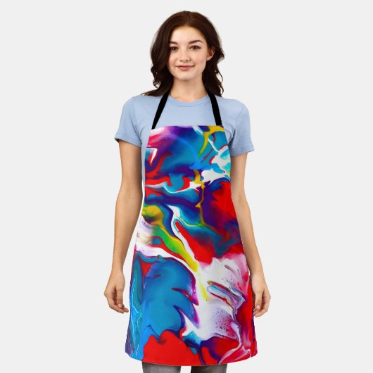 Festive Kitchen Apron Schort (Gedragen)