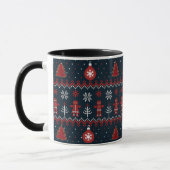 Festive knitted ginger bread snow flakes  mug mok (Links)