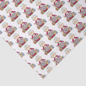 festive-koekjes voor het bakken, mevrouw Claus Tissuepapier (Detail)